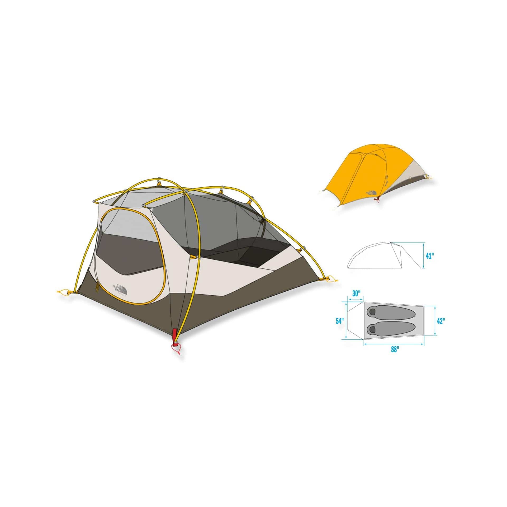 The North Face Tadpole SL 2 Person Tent – Campmor