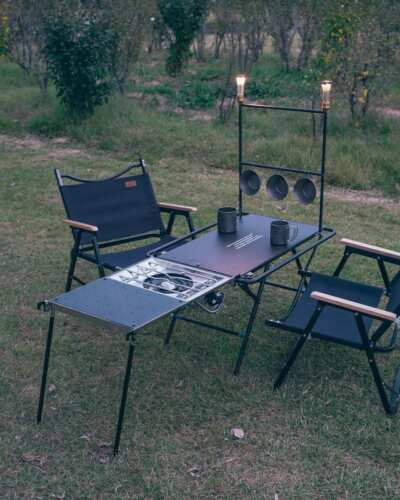 Extend Table - Lands / Sydney / Just / Black — Camp One Outdoor brand