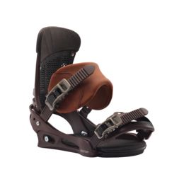 Burton Malavita Leather Snowboard Bindings - Men's, — Size: Medium