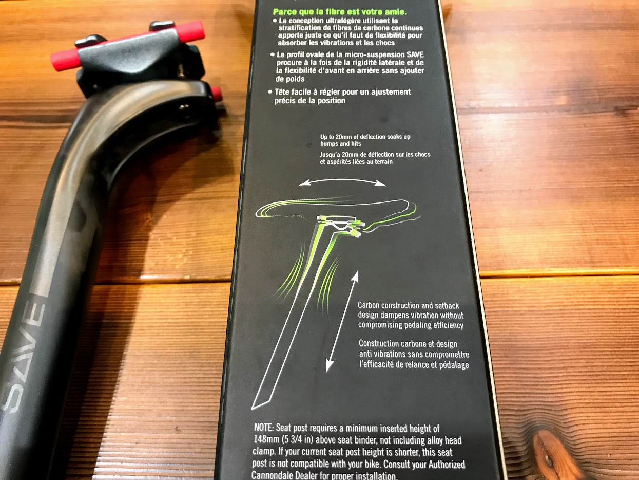 改めて Save Carbon Seat Post | キャノンデール横浜
