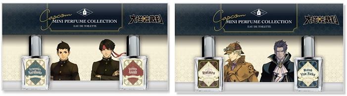 カプコンストアにて、「大逆転裁判」の香水を7月22日（金）より新発売