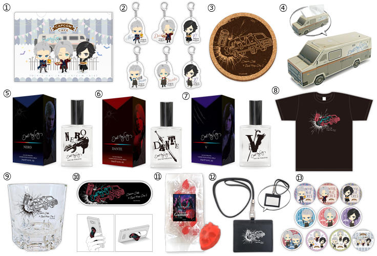 カプコンカフェ×『デビル メイ クライ 5』カフェコラボグッズを一斉