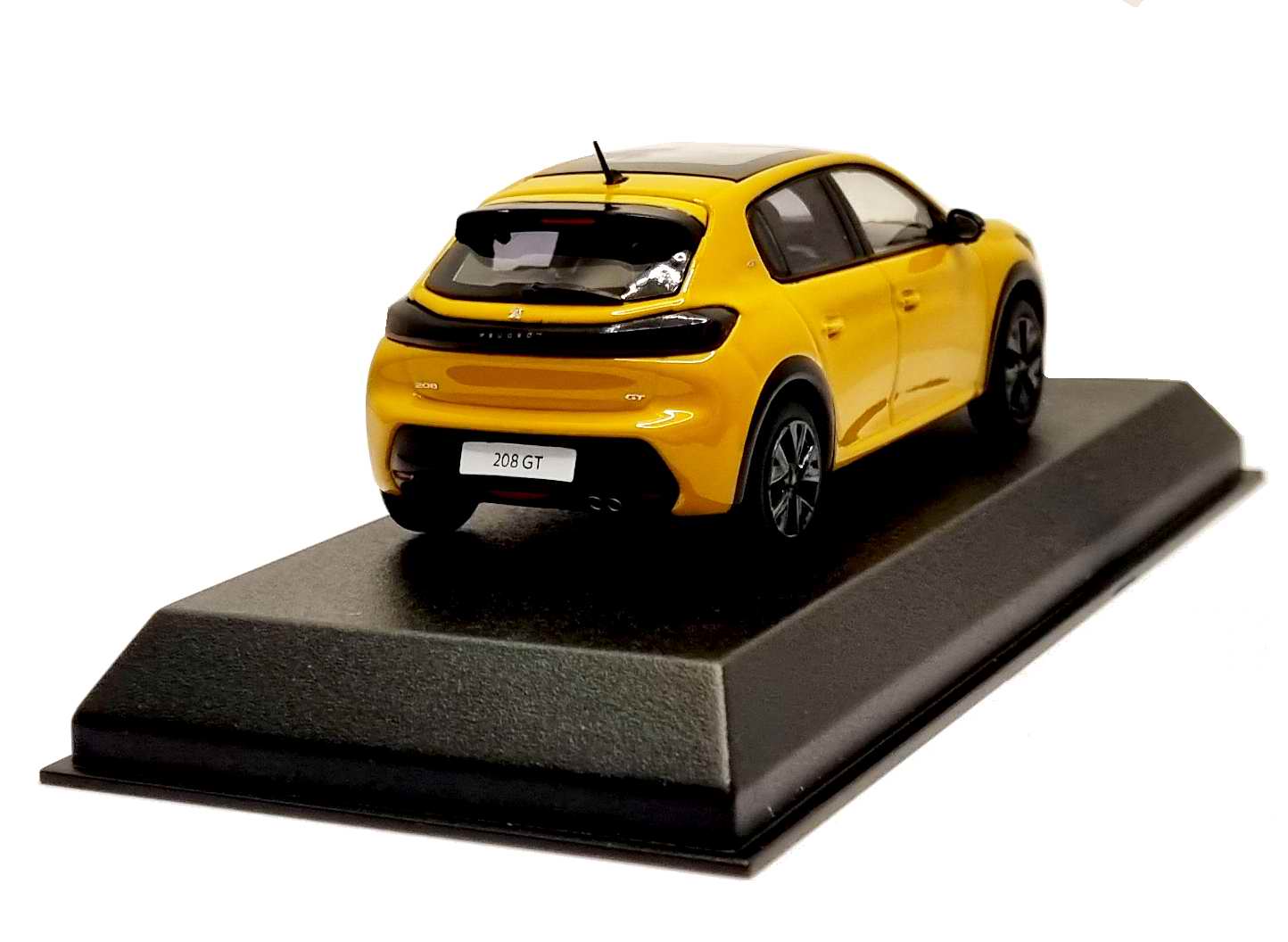 中古品 1/43&64 プジョー純正ノレブ プジョー 208 ファロイエロー