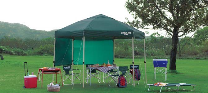 デザイン性と強度をアップしたおすすめの自立式タープ | アウトドアお
