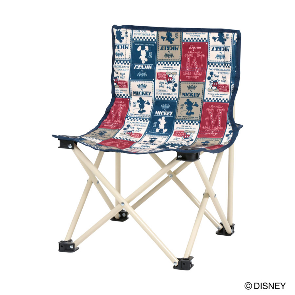 ディズニー コンパクトチェア(ミッキー/ヴィンテージ) - アウトドア