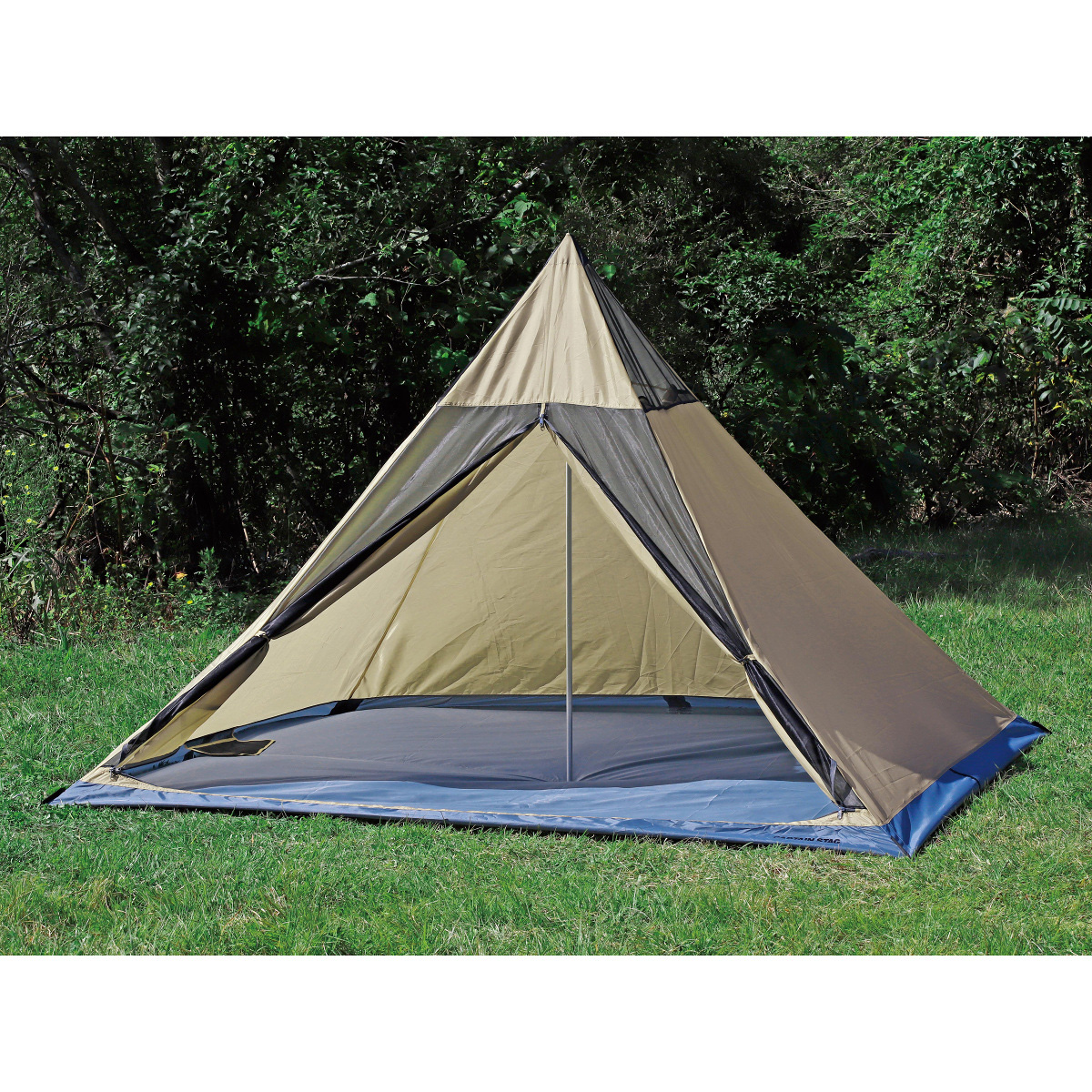 トレッカー ワンポールテント レクタ270UV（カーキ） - アウトドア