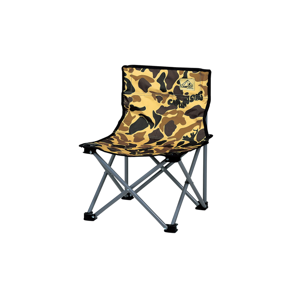 キャンプアウト コンパクトチェア(カモフラージュ) - アウトドア