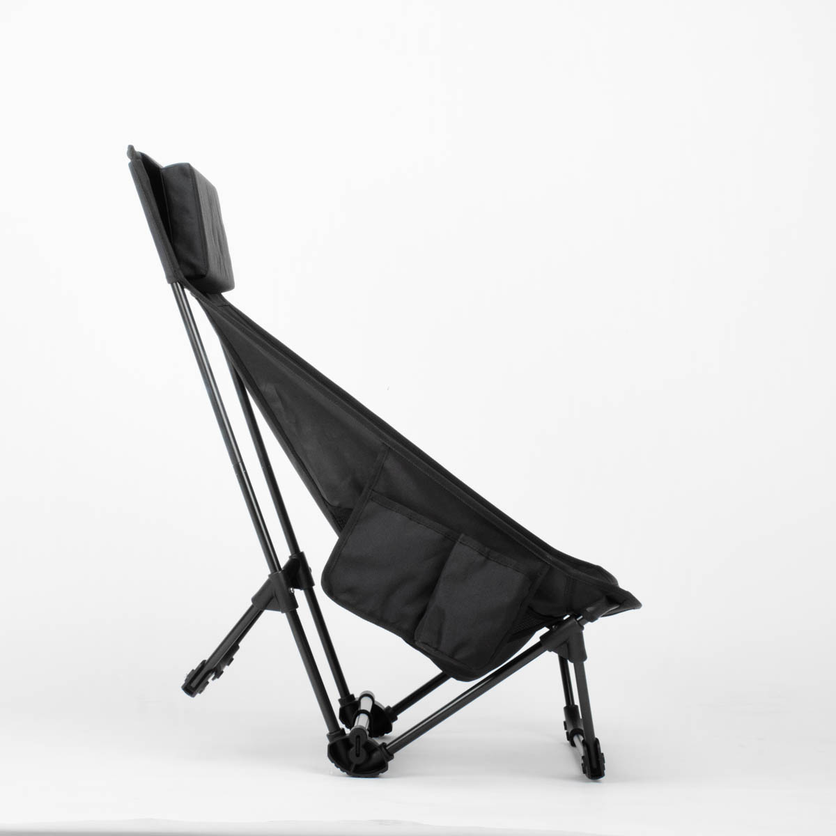 トレッカー グランドリクライニングチェア（ブラック） - アウトドア