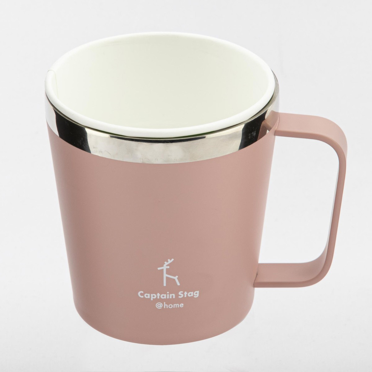CAPTAINSTAG @home真空二重ヌードルインマグ450（ピンク