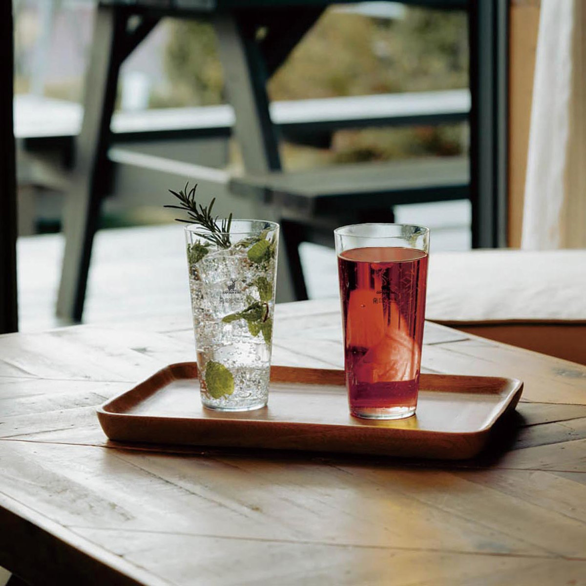 キャプテンスタッグ×岩の原葡萄園コラボ タンブラー360 - アウトドア