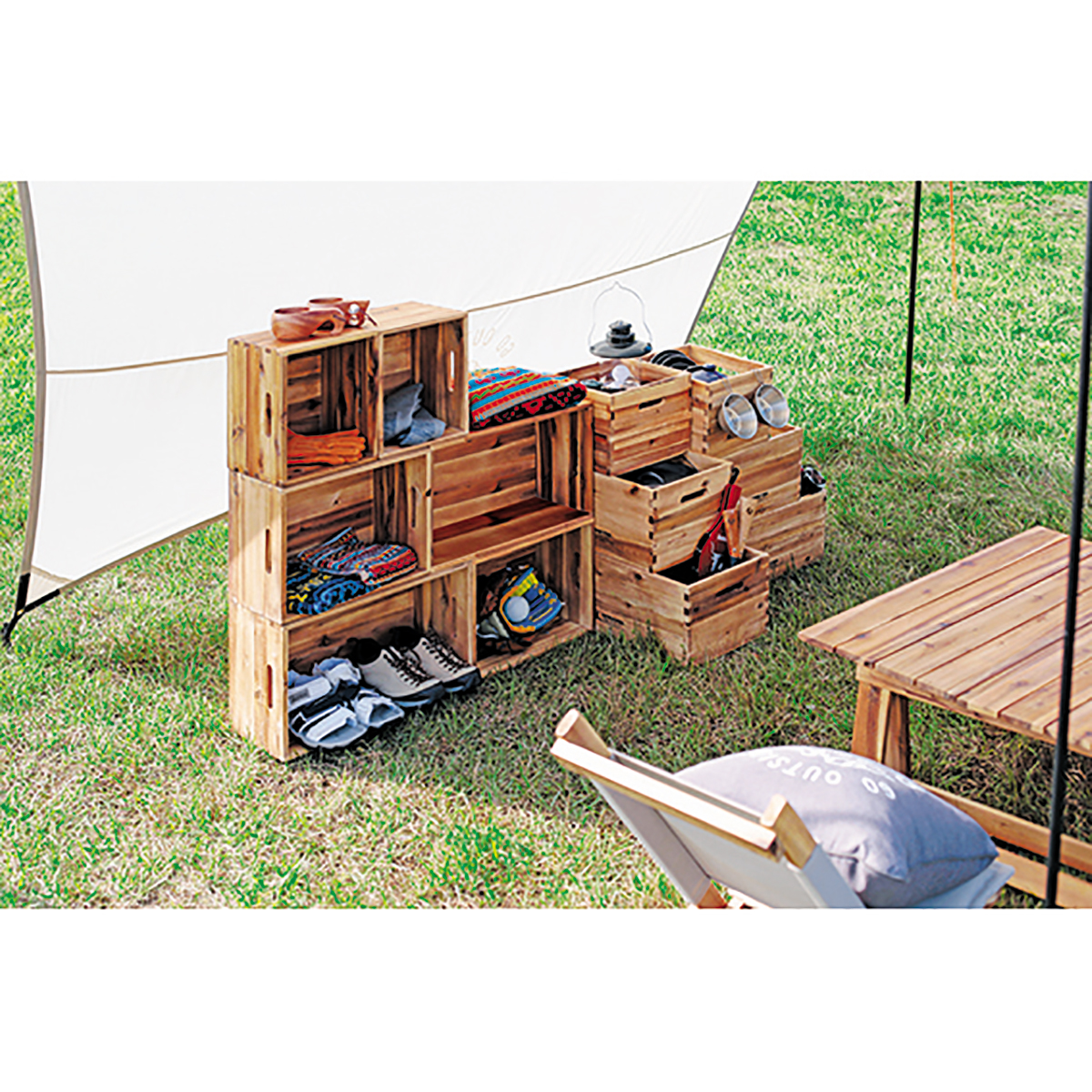 CSクラシックス 木製BOX＜520＞ - アウトドア・キャンプ用品