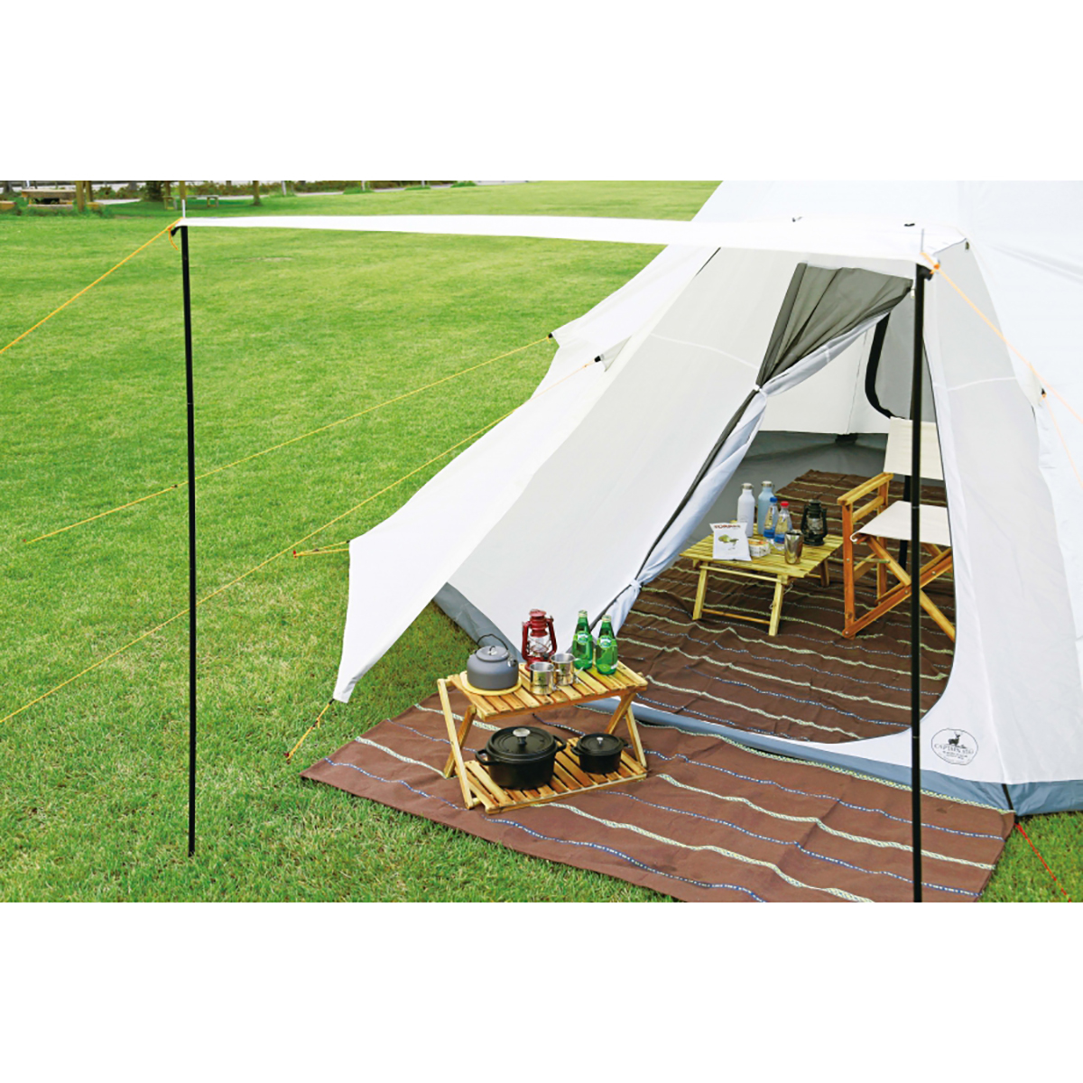 CSクラシックス 木製2段MOVEラック＜600＞ - アウトドア・キャンプ用品