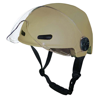 ヘルメット〈Cabeza（カベサ）／L／シールド付き〉（マットベージュ