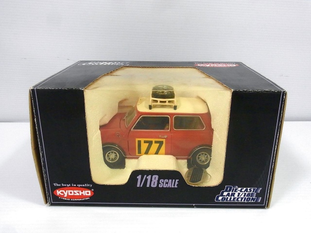 ミニカー買取実績】京商 1/18 モーリス ミニクーパー '67ラリーなど
