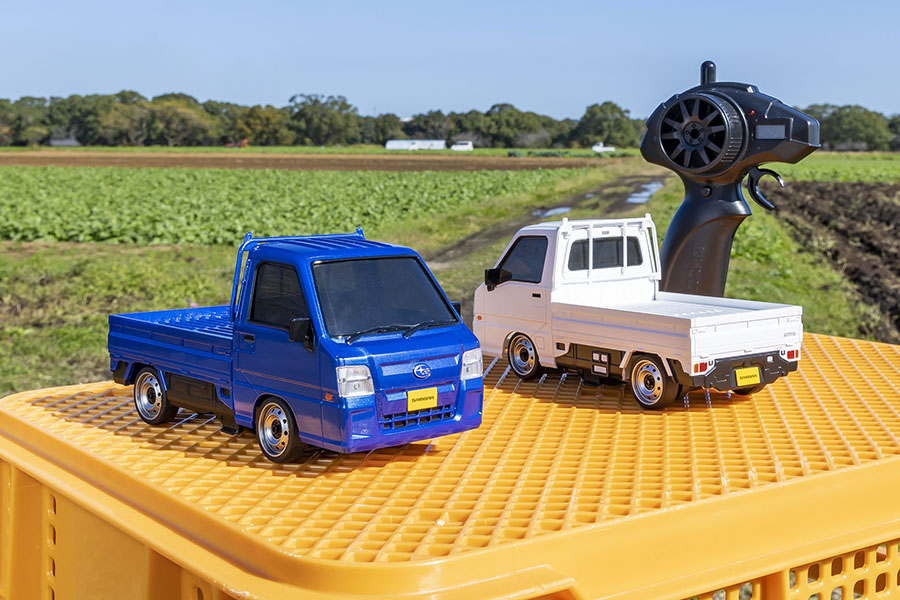 京商First-MINI-Zにサンバー・トラックWRブルー仕様が登場 - カー