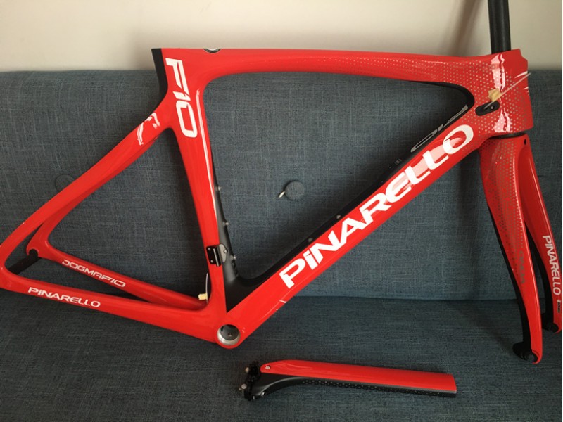 Pinarello DogMa F10 カーボン ロード バイク フレーム 166 レッド