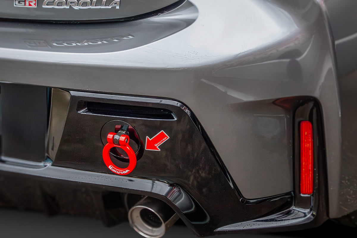 プリウス MXWH60, GRカローラ GZEA14H フリップアップトーイングフック