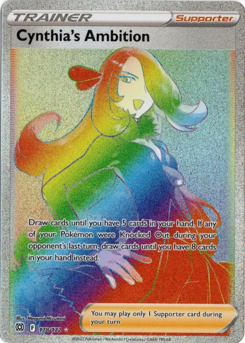 シロナの覇気 HR 海外版 英語版 Cynthia's Ambition - 178/172 -【Card