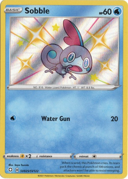 メッソン S 海外版 英語版 色違い Sobble - SV25/SV122 -【Card Chicken】