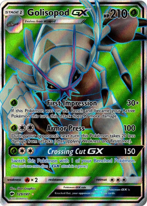 グソクムシャGX SR 海外版 英語版 Golisopod GX - 129/147 -【Card