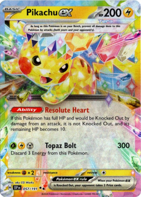 ピカチュウex 海外版 英語版 Pikachu ex - 057/191 -【Card Chicken】
