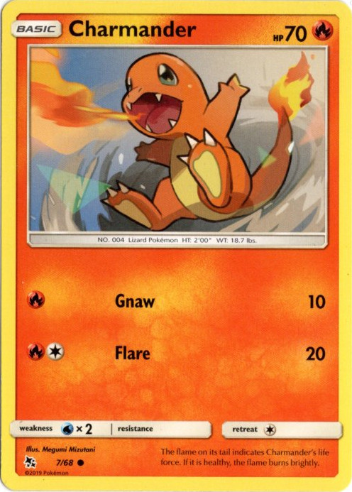 ヒトカゲ 海外版 英語版 Charmander - 7/68 -【Card Chicken】