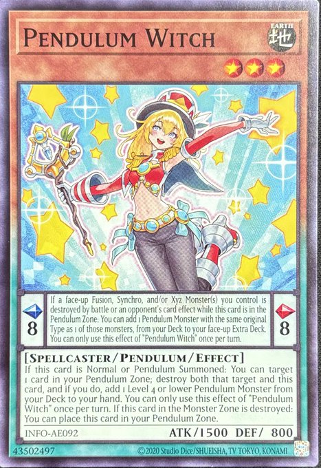 ペンデュラム・ウィッチ ノーマル（INFO-AE092） - カードショップす