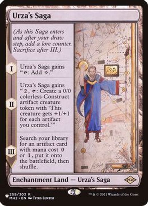 EX+]ウルザの物語/Urza's Saga《英語》【Reprint Cards(The List)】