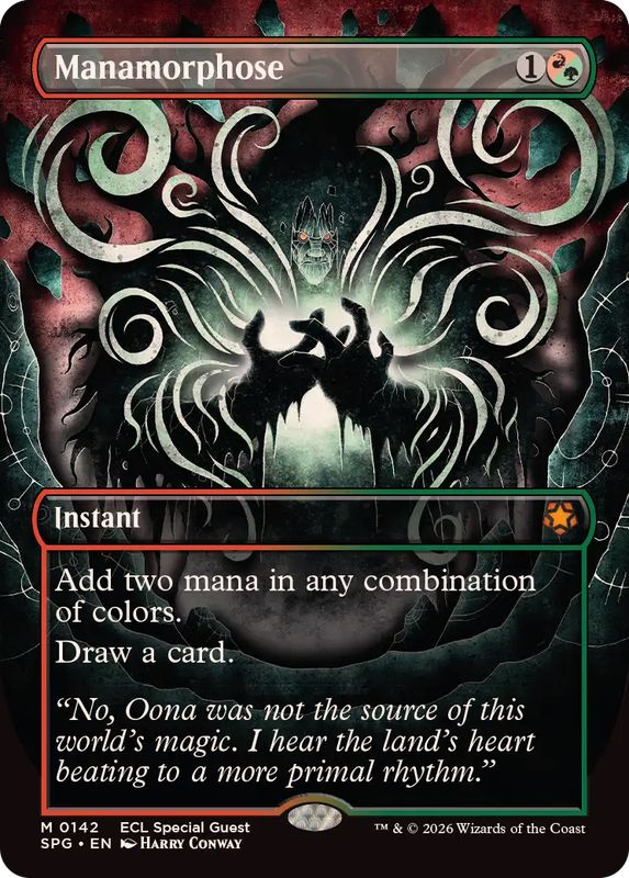 EX+](FOIL)(フルアート)(0142)魔力変/Manamorphose《英語》【SPG】