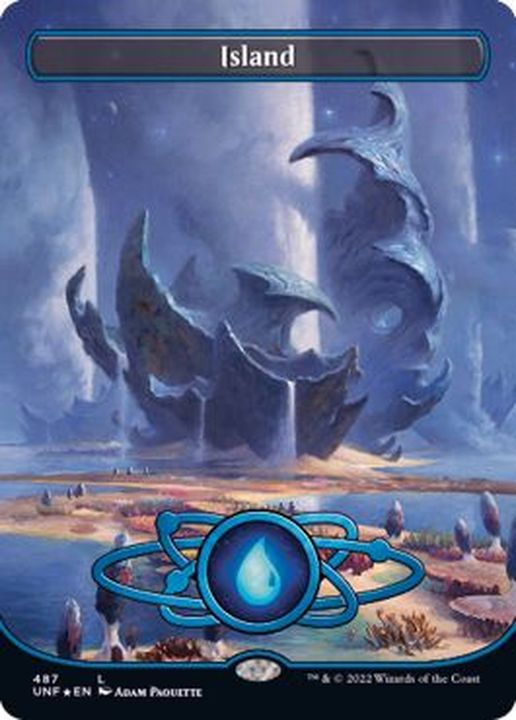 EX+](ギャラクシーFOIL)(フルアート)(487)島/Island《英語》【UNF】