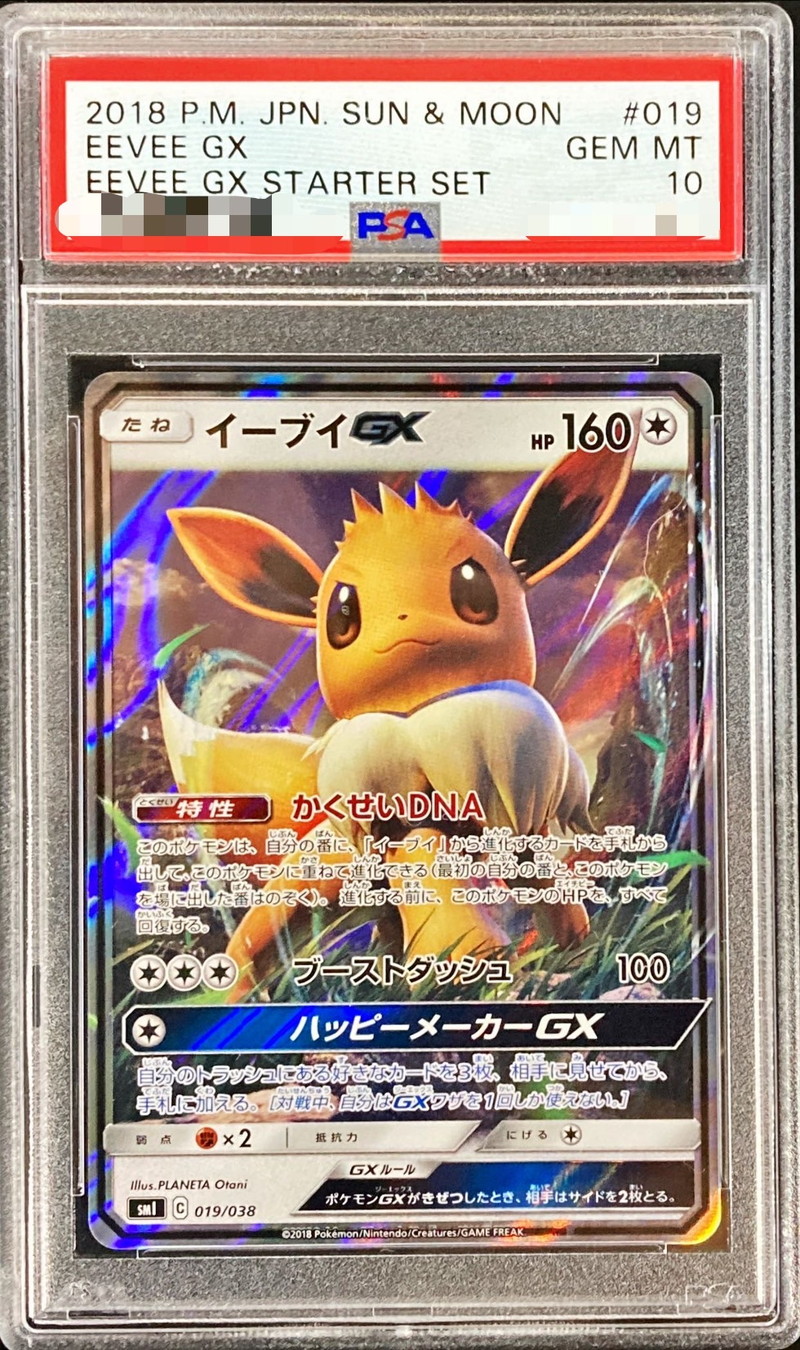 PSA10鑑定済〕イーブイGX(RR仕様)【-】{019/038}