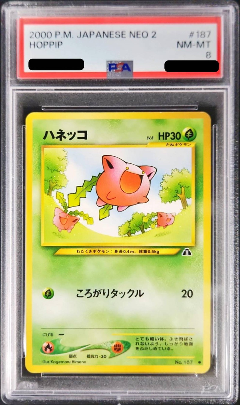 PSA8鑑定済〕ハネッコLV.8【-】{旧裏}