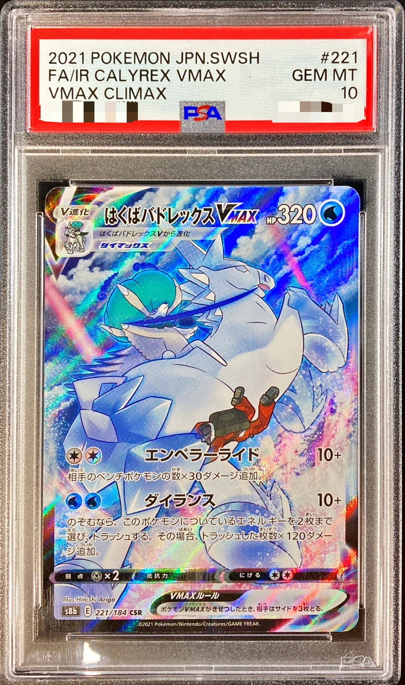 PSA10鑑定済〕はくばバドレックスVMAX【CSR】{221/184}