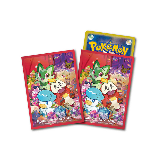 デッキシールド『ニャオハ・ホゲータ・クワッスの贈り物』64枚入り