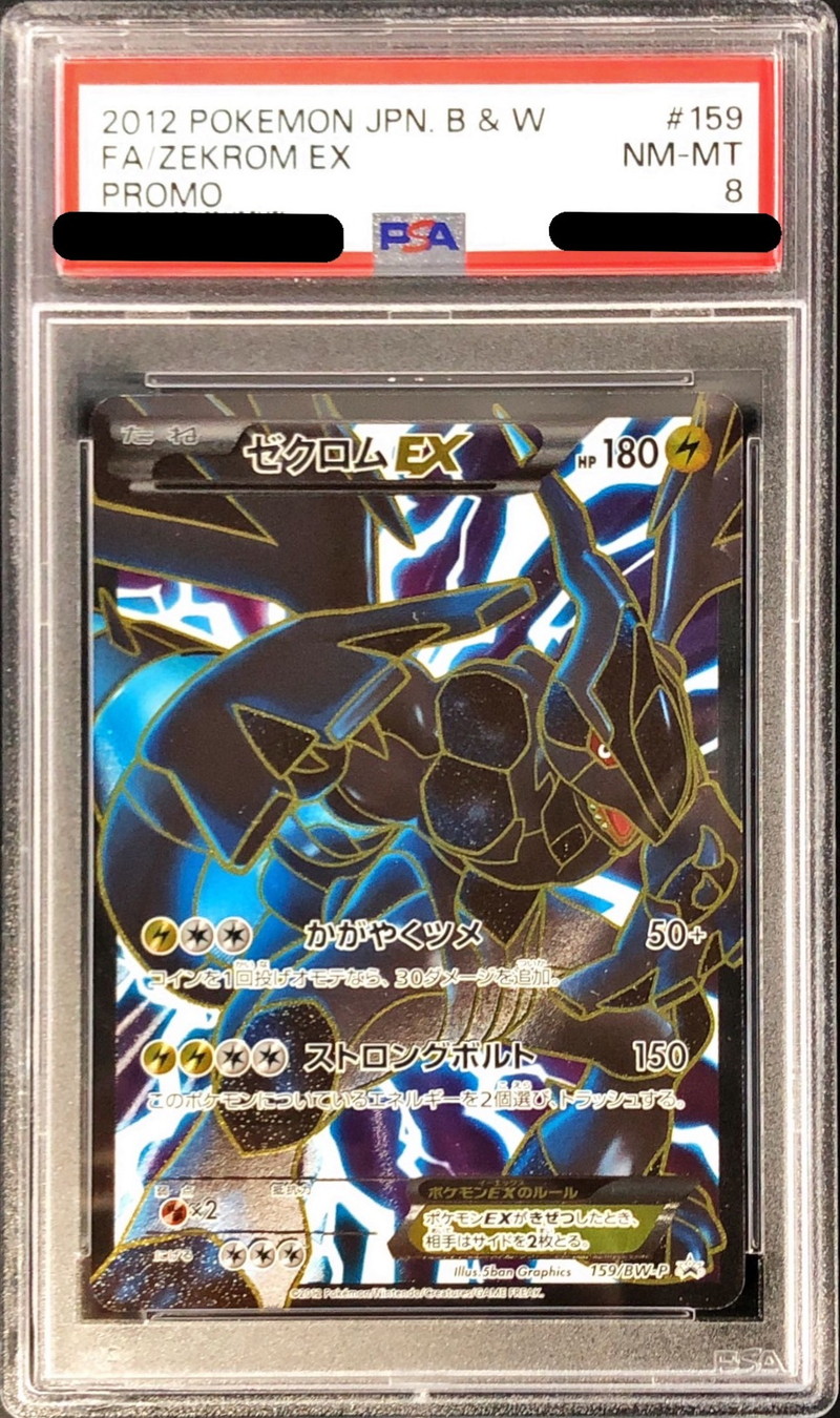 PSA8鑑定済〕ゼクロムEX(SR仕様)【P】{159/BW-P}