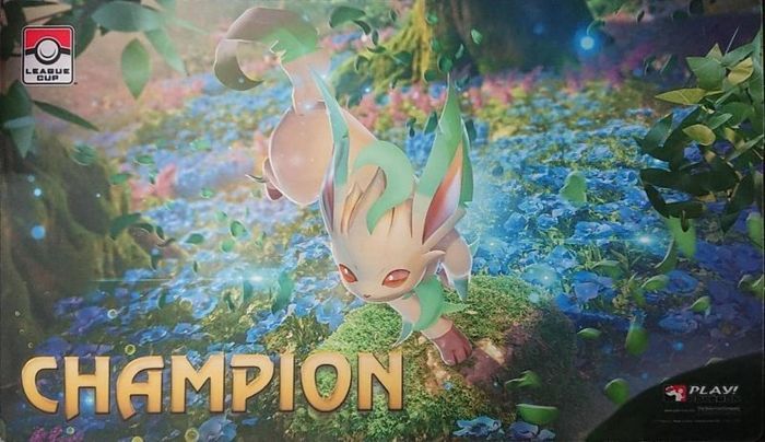 プレイマット『海外/リーフィア(CHAMPION)※』【サプライ】{-}