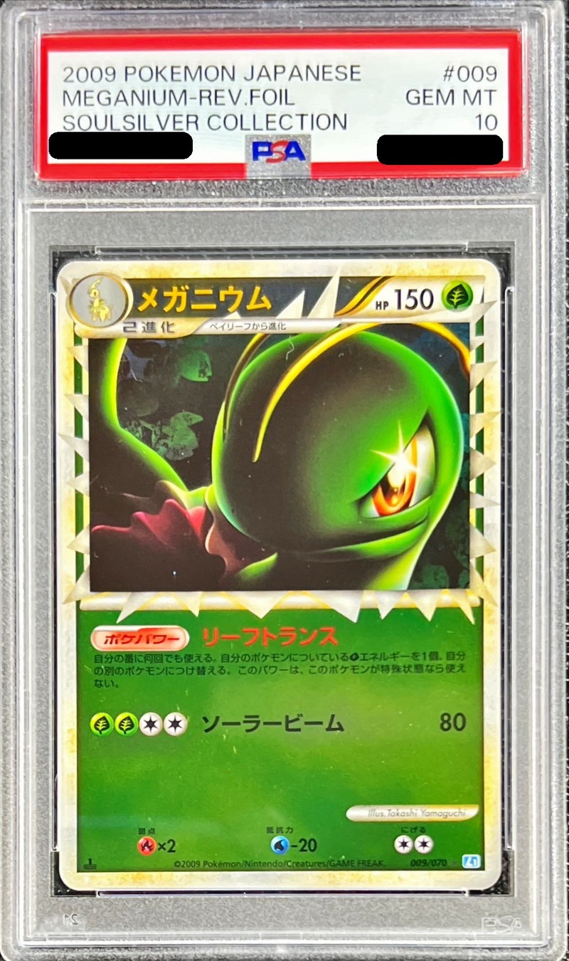 PSA10鑑定済〕メガニウム(ミラー)【-】{009/070}