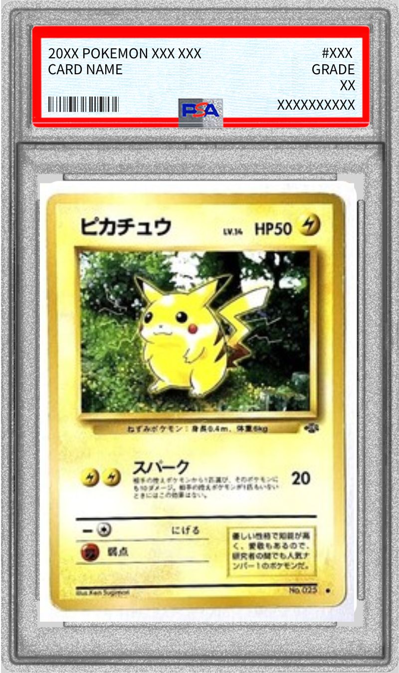 PSA10鑑定済〕ピカチュウ LV.14(マークあり)【○】{旧裏}