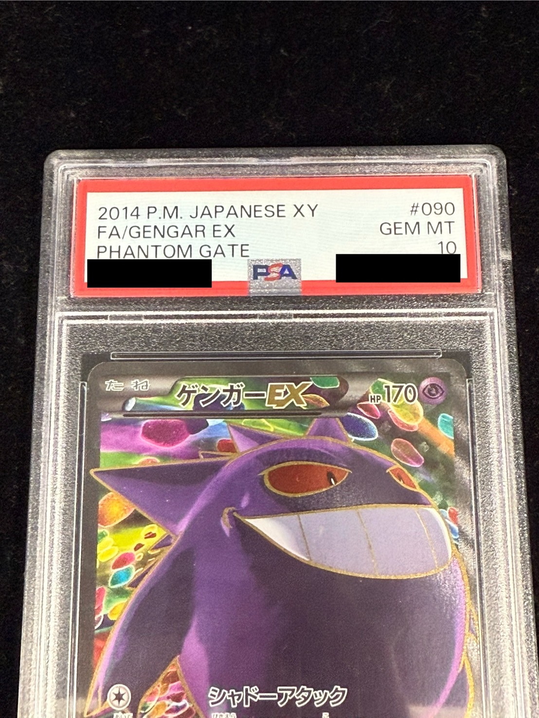 状態難/PSA10鑑定済〕ゲンガーEX【SR】{090/088}