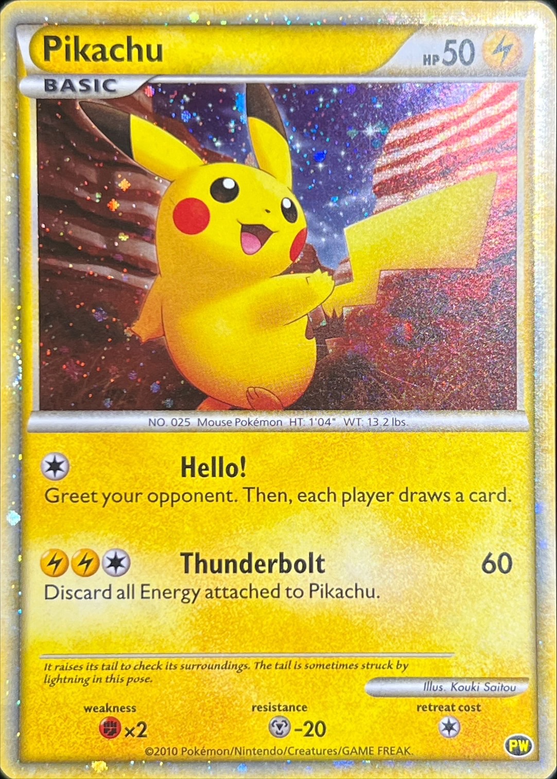 ピカチュウ(アメリカ)【-】{PW}