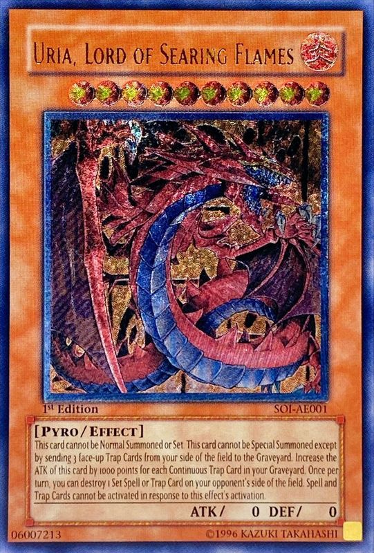 状態D〕☆旧アジア☆神炎皇ウリア【レリーフ】{SOI-AE001}《コレクター