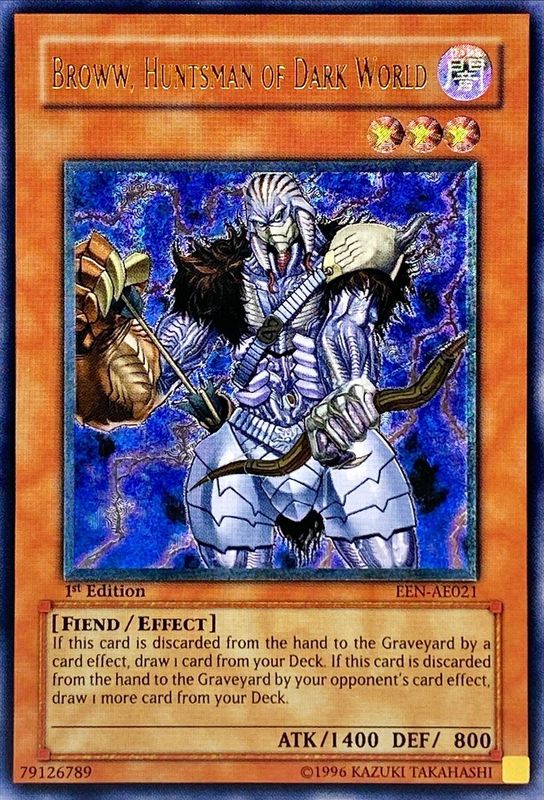 遊戯王 暗黒界の狂王 ブロン 旧アジア版 絶版 遊戯王 暗黒界の狂王