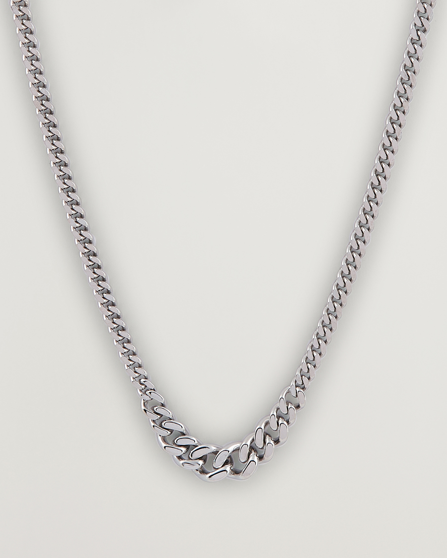 Tom Wood Dean Chain Necklace Silver at CareOfCarl.com