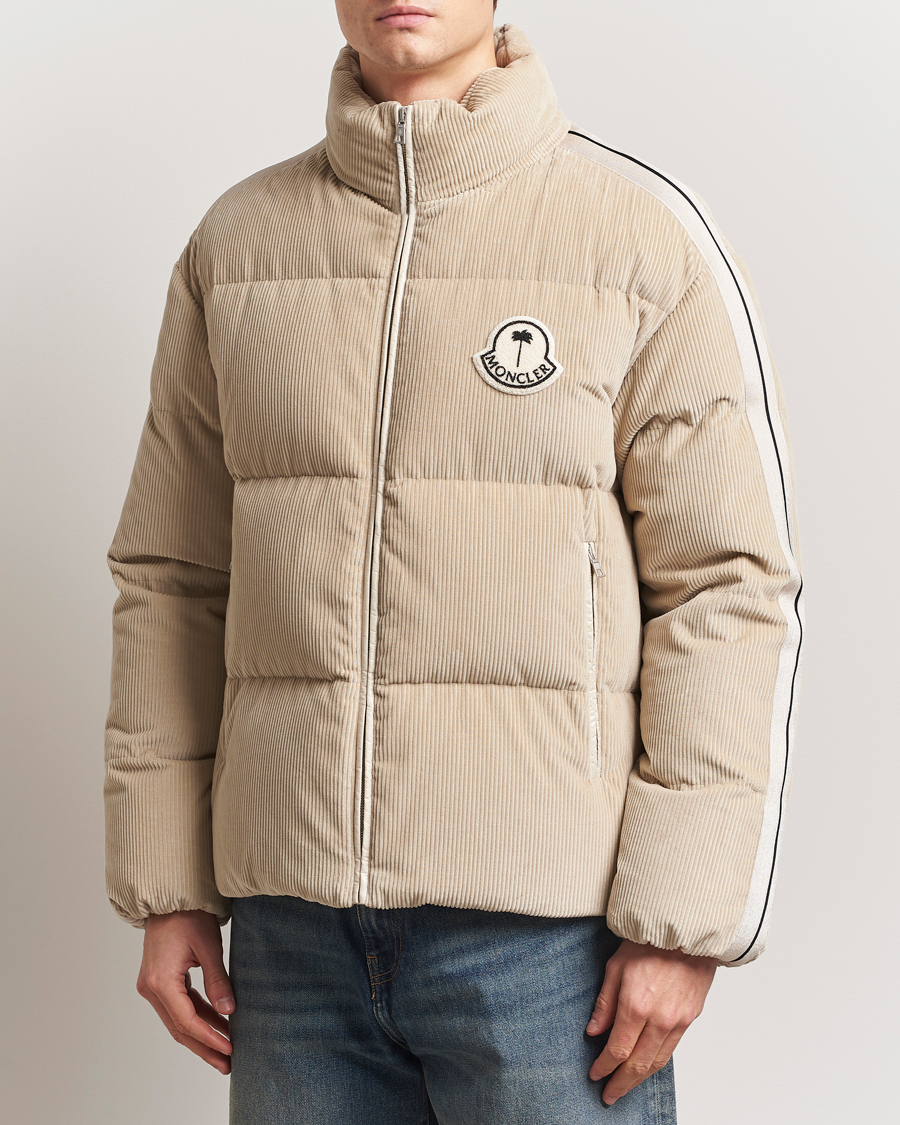 Moncler Genius X Palm Angels Abrolhos Jacket Beige at CareOfCarl.com