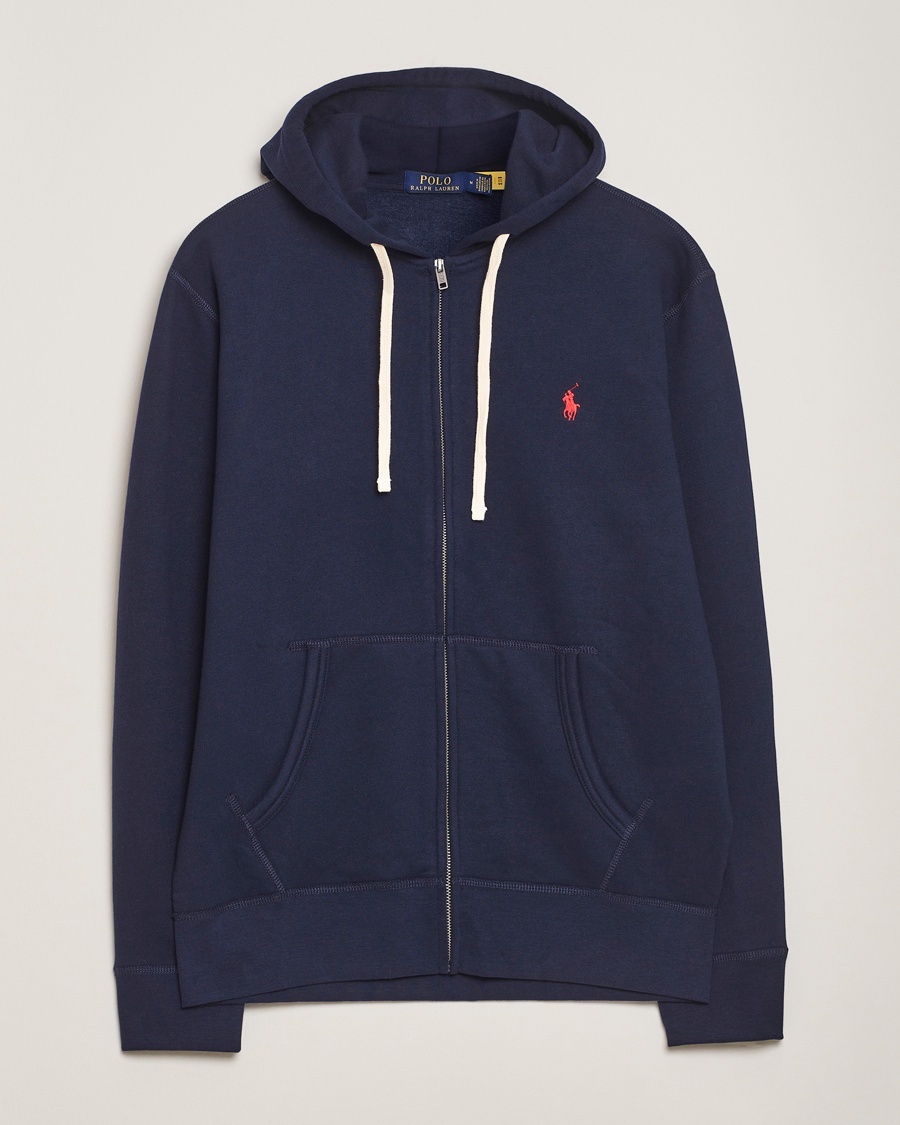 Polo Ralph Lauren Loopback Terry Hoodie Cruise Navy at CareOfCarl.com