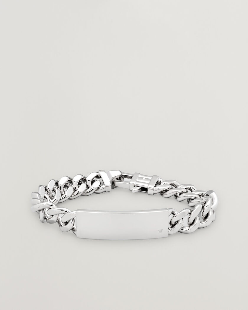 Tom Wood Curb Bracelet M Silver at CareOfCarl.com