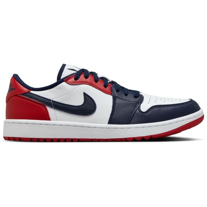 Nike Air Jordan 1 Low G Golf Shoes White/Obsidian/Varsity Red