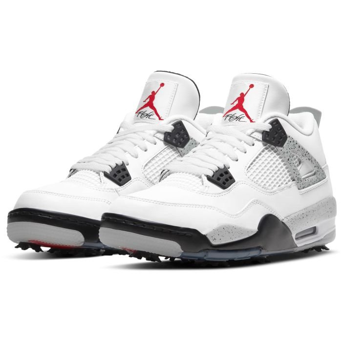 Nike Air Jordan Retro IV G NRG Golf Shoes 2021 White/Grey - Carl's