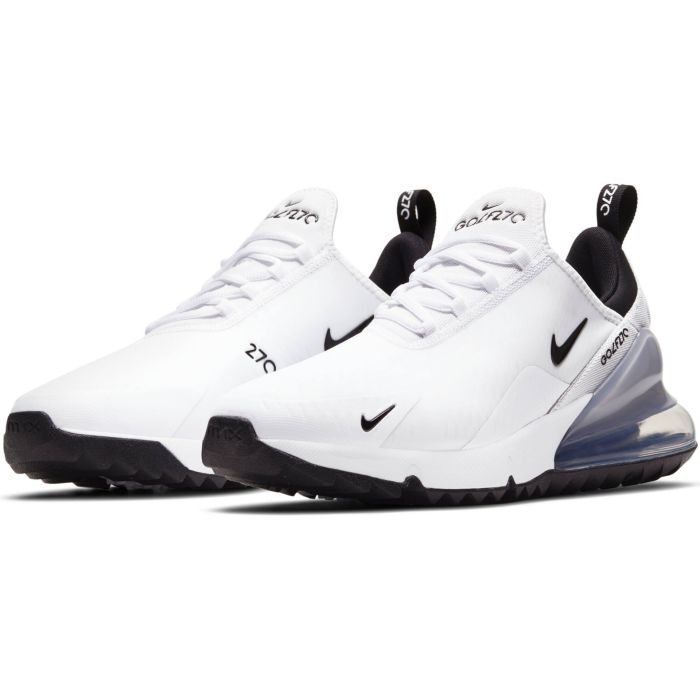 Nike Air Max 270 G Golf Shoes White/Pure Platinum/Black - Carl's
