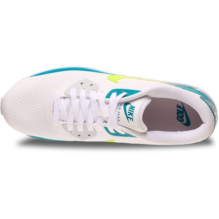 Nike Air Max 90 G Golf Shoes White/Volt/Bright Spruce - Carl's